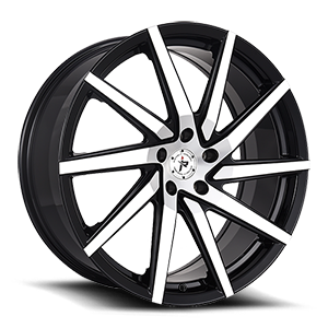 Gloss Black Machined Face