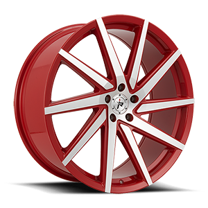 Red Machined Face
