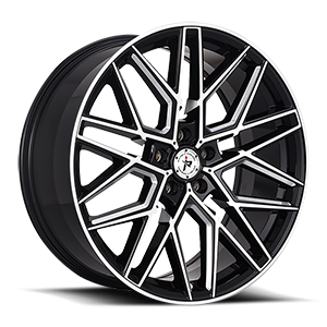 Gloss Black Machined Face