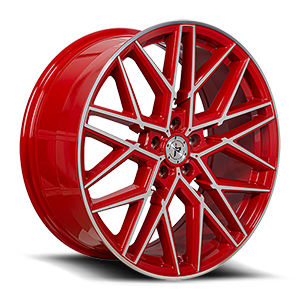 Red Machined Face