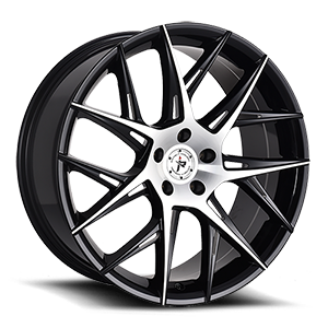 Gloss Black Machined Face