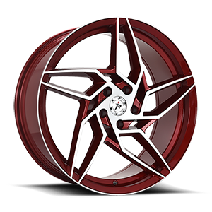 Red Machined Face