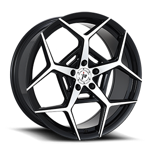 Gloss Black Machined Face