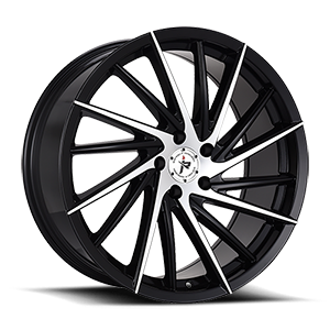 Gloss Black Machined Face