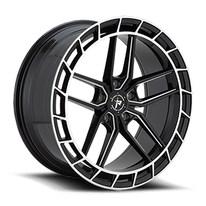 Gloss Black Machined Lip