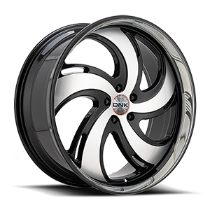 Gloss Black Milled w/ Chrome Lip