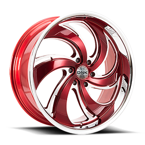 Red Milled with Stainless Lip