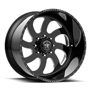 Gloss Black Machined