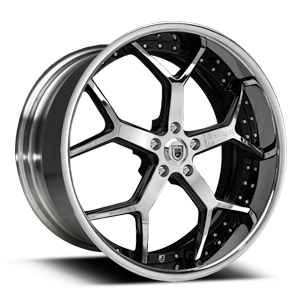 Chrome and Black with Chrome Lip