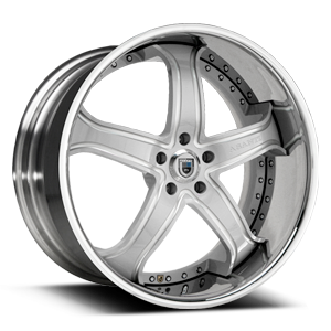 Brushed and Polished Chrome 