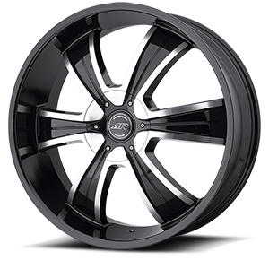 Gloss Black Machined