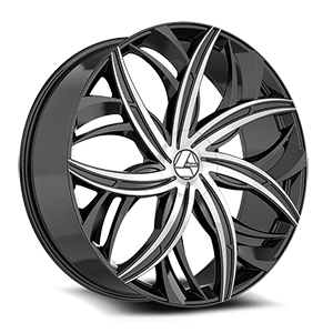 Gloss Black & Machined