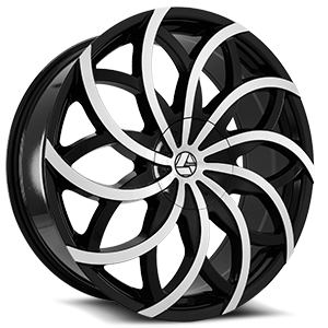 Gloss Black Machined