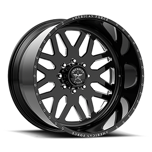 Gloss Black Machined
