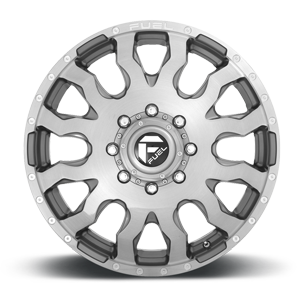 Fuel Dually Wheels Blitz Dually Front - D693