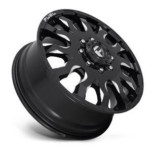 Fuel Dually Wheels Blitz Dually Front - D673