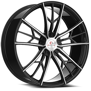 Gloss Black & Machined
