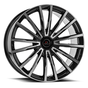 Gloss Black & Machined