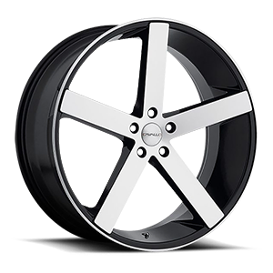 Gloss Black & Machined