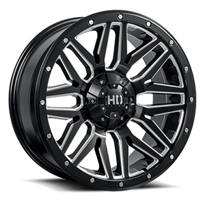 Satin Black with Milled Trim