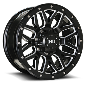Satin Black with Milled Trim