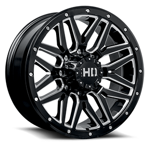 Satin Black with Milled Trim