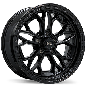 Black w/ Grey Milling - 2in Lip