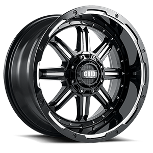 Gloss Black Milled