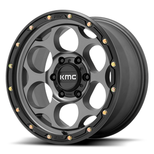 Satin Gray with Black Ring