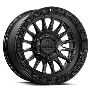 Matte Black w Gloss Black Ring