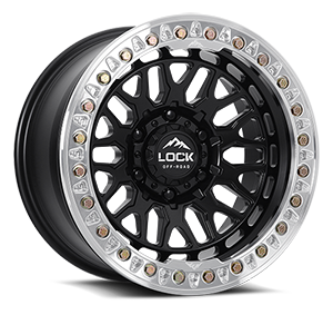 Matte Black w/ Machined Bead Lock