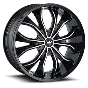 Gloss Black Machined Face