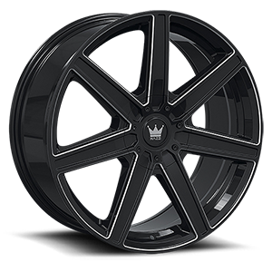 Gloss Black Milled