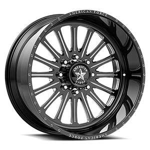 Gloss Black Milled