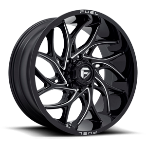 Gloss Black & Milled
