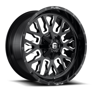 22x10 +10 | Gloss Black & Milled 