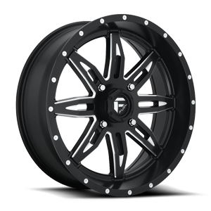 20x7 | 4 Lug | Black & Milled