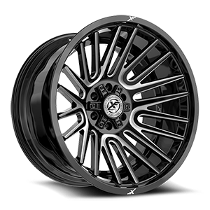 Gloss Black & Milled