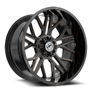 Gloss Black & Bronze Milled