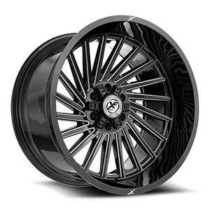 Gloss Black & Milled