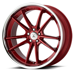 Candy Red with Chrome Lip