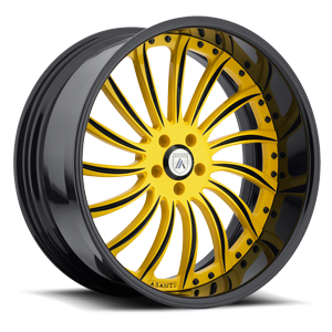 Custom-Yellow with Black Lip