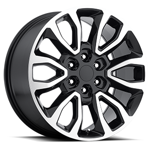 Gloss Black Machined Face