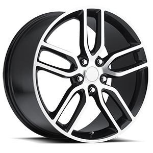 Gloss Black Machined Face