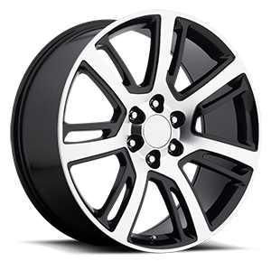 Gloss Black Machined Face