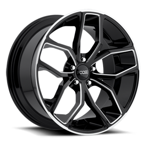 Gloss Black & Milled