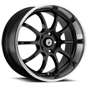 Gloss Black w/ Machined Lip