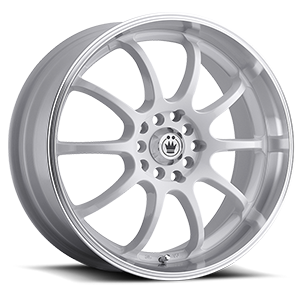 Gloss White with Machined Lip