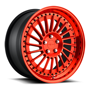 Polished Matte Red Center w/ Gloss Candy Red Lip