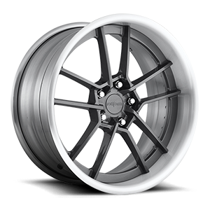 Gloss Anthracite w/ Brushed Gloss Clear Lip